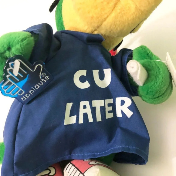 Vtg See You C U Later Alligator Graduation Plush Applause Doll 8 Inch Tall - Picture 11 of 16